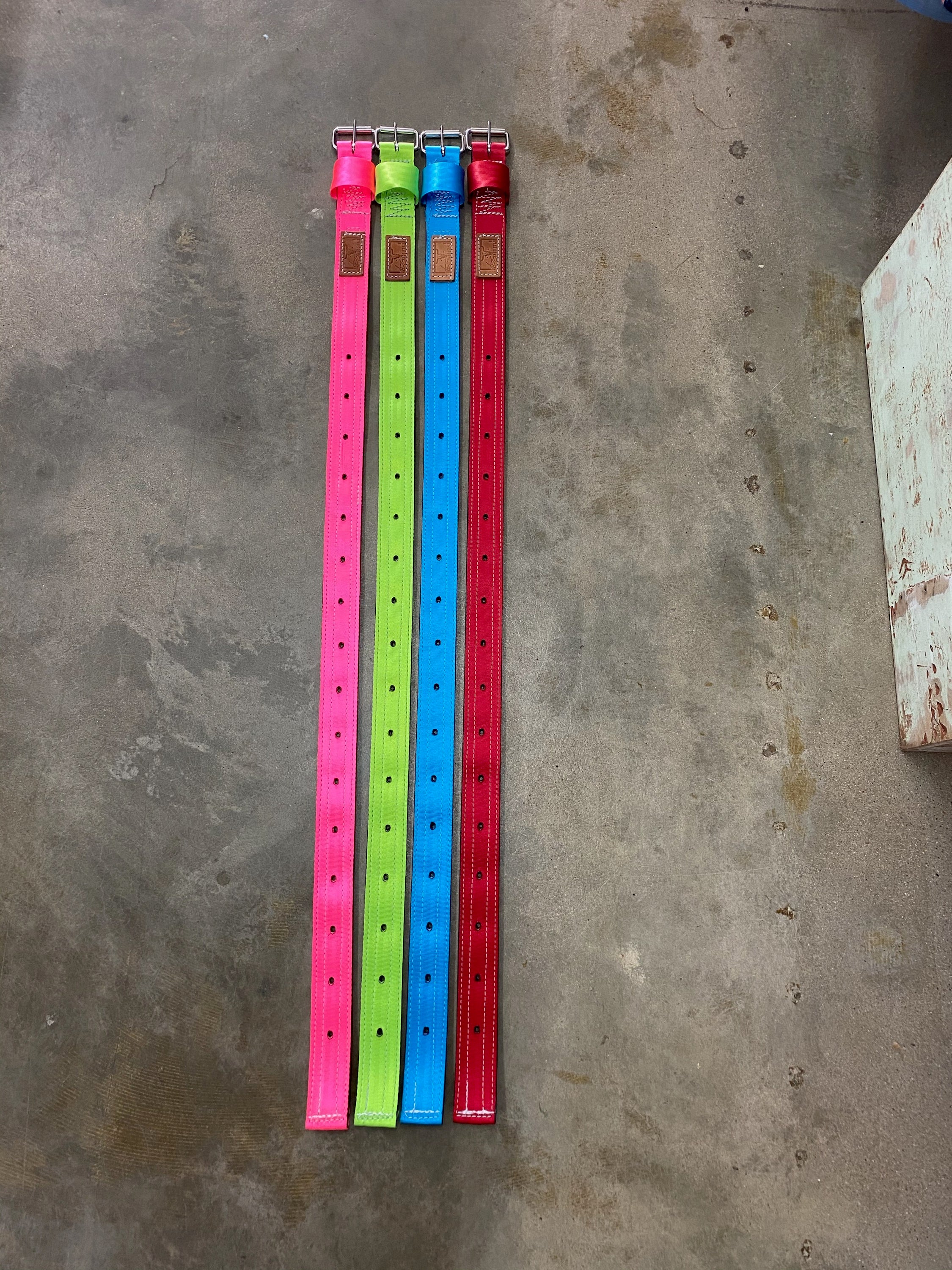 Seat Belt/PVC Fluro Bull Straps